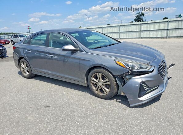 5NPE34AF7JH656658 2018 HYUNDAI SONATA Gray 