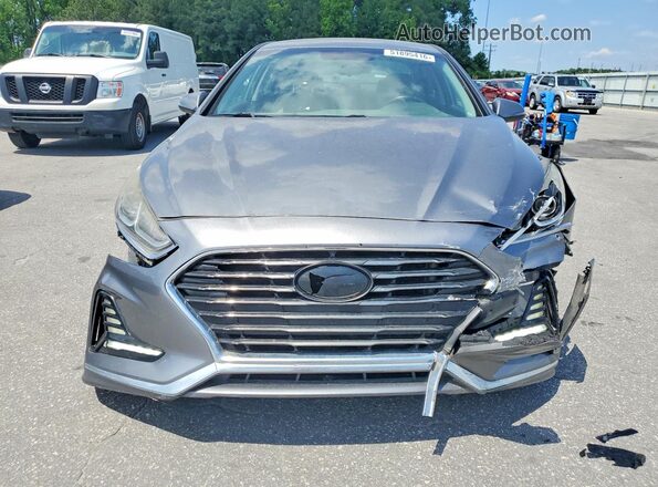 5NPE34AF7JH656658 2018 HYUNDAI SONATA Gray 