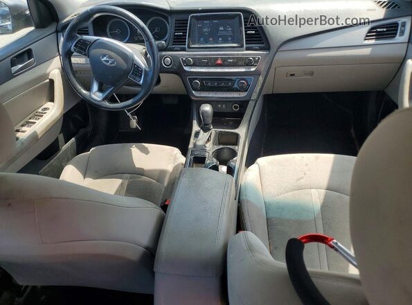 5NPE34AF7JH656658 2018 HYUNDAI SONATA Gray 