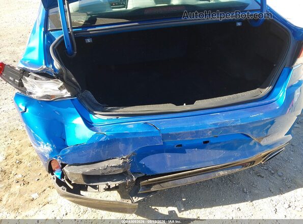 5NPE34AF7JH661570 2018 HYUNDAI SONATA Blue Вид спереду