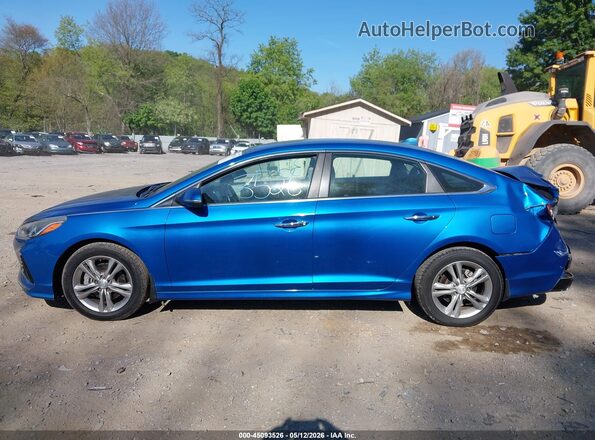 5NPE34AF7JH661570 2018 HYUNDAI SONATA Blue Панорамний вид салону 360°