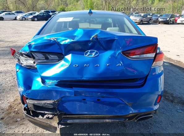 5NPE34AF7JH661570 2018 HYUNDAI SONATA Blue 