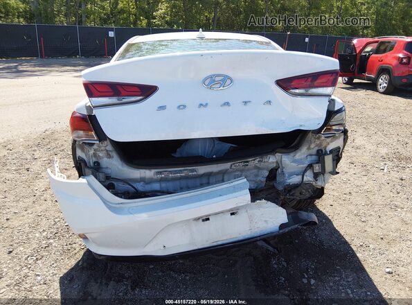 5NPE34AF7JH681186 2018 HYUNDAI SONATA White Դիմացի տեսք