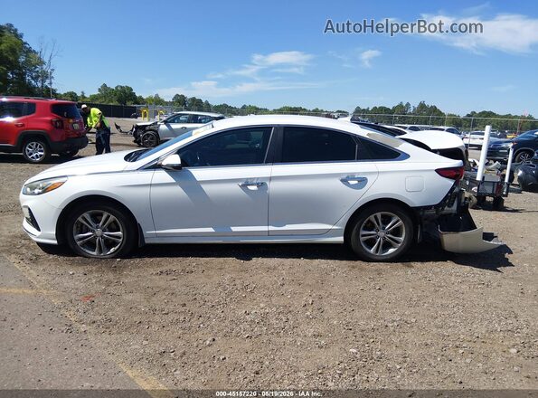 5NPE34AF7JH681186 2018 HYUNDAI SONATA White Սալոնի 360 աստիճան տեսք