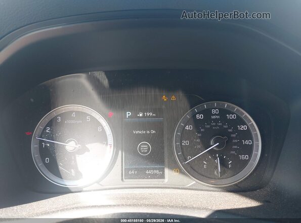 5NPE34AF7KH748791 2019 HYUNDAI SONATA Black უკანა სავარძლების ხედი