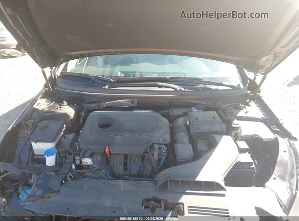 5NPE34AF7KH748791 2019 HYUNDAI SONATA Black უკანა ხედი