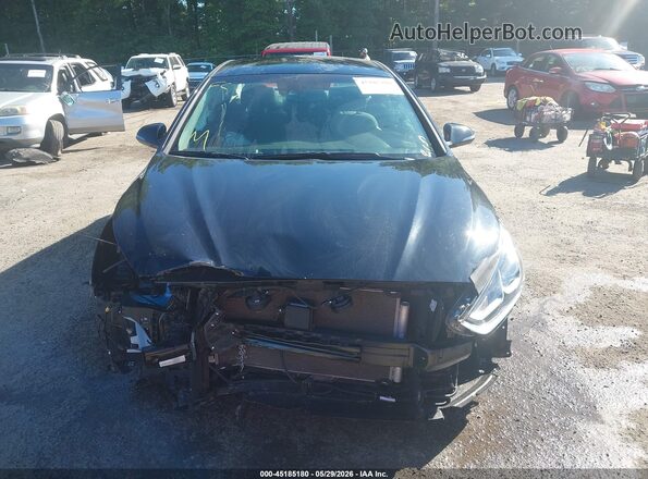 5NPE34AF7KH748791 2019 HYUNDAI SONATA Black უკანა სალონის ხედი