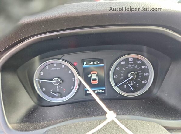 5NPE34AF7KH820850 2019 HYUNDAI SONATA Gray Вид щитка приладів
