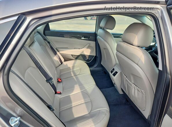 5NPE34AF7KH820850 2019 HYUNDAI SONATA Gray Вид задніх сидінь