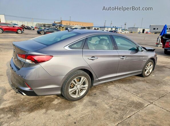 5NPE34AF7KH820850 2019 HYUNDAI SONATA Gray Задня права чверть