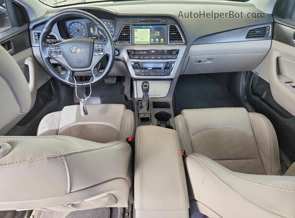 5NPE34AF8GH319666 2016 HYUNDAI SONATA Gray 