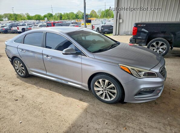 5NPE34AF8GH319666 2016 HYUNDAI SONATA Gray 