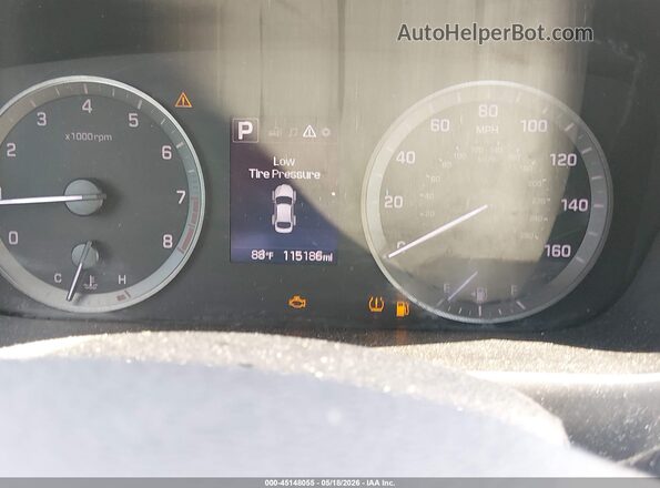 5NPE34AF8GH412395 2016 HYUNDAI SONATA Red Հետևի նստատեղերի տեսք