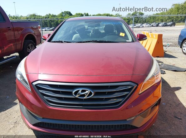 5NPE34AF8GH412395 2016 HYUNDAI SONATA Red Սարքավորումների վահանակի տեսք