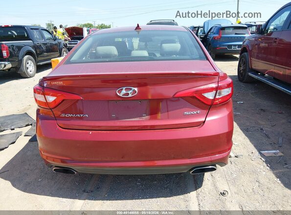 5NPE34AF8GH412395 2016 HYUNDAI SONATA Red 