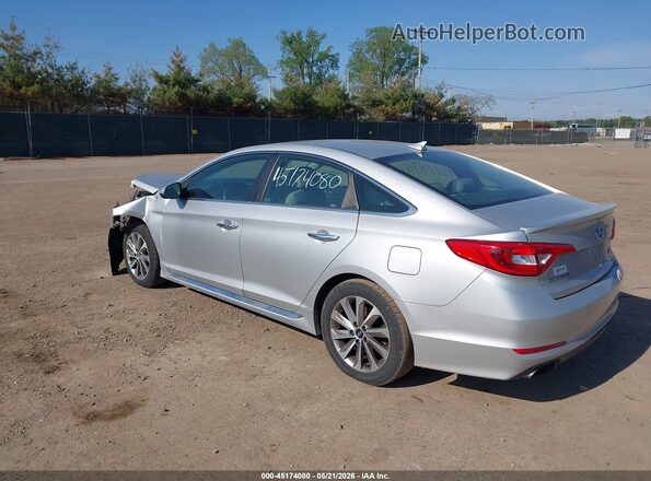5NPE34AF8GH434171 2016 HYUNDAI SONATA Silver Rear left