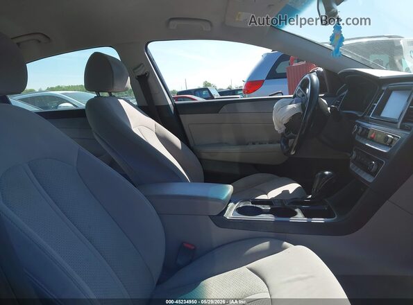 5NPE34AF8JH616184 2018 HYUNDAI SONATA Black წინა სალონის ხედი