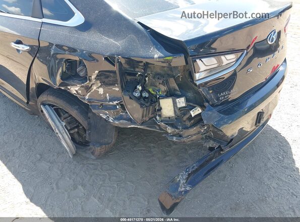 5NPE34AF8JH660234 2018 HYUNDAI SONATA Черный Вид спереди