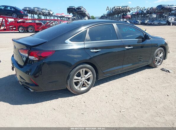 5NPE34AF8JH660234 2018 HYUNDAI SONATA Черный Задняя правая четверть