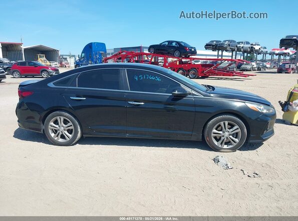 5NPE34AF8JH660234 2018 HYUNDAI SONATA Черный Панорамный вид салона 360°