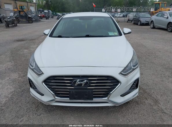 5NPE34AF8JH661755 2018 HYUNDAI SONATA White Vista del cuadro de instrumentos