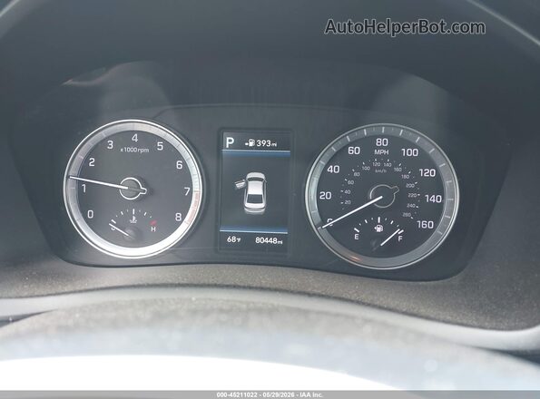 5NPE34AF8JH661755 2018 HYUNDAI SONATA White Vista de los asientos traseros