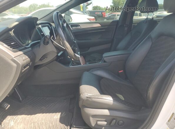 5NPE34AF8KH773182 2019 HYUNDAI SONATA Белый Вид салона спереди