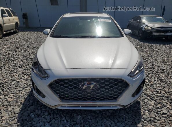 5NPE34AF8KH773182 2019 HYUNDAI SONATA Белый Вид спереди