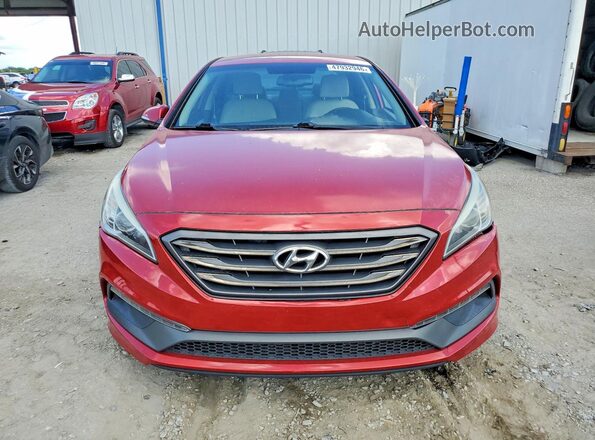 5NPE34AF9HH493943 2017 HYUNDAI SONATA Burgundy 