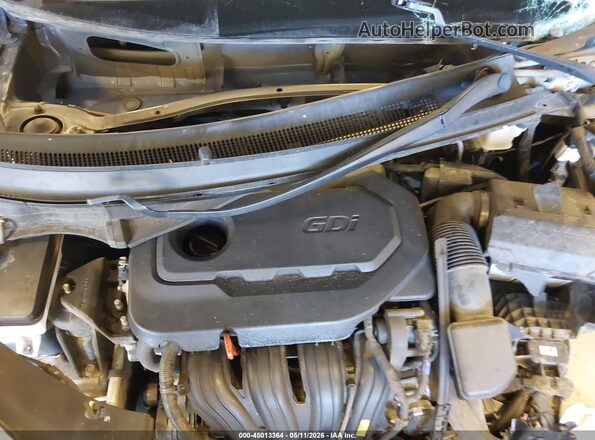 5NPE34AF9JH665538 2018 HYUNDAI SONATA Gray Rear view
