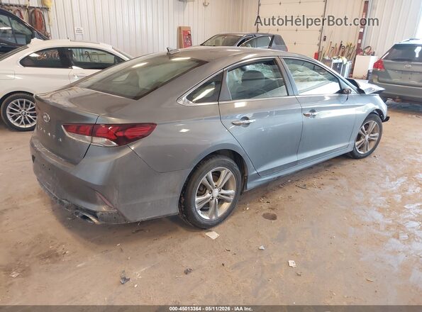 5NPE34AF9JH665538 2018 HYUNDAI SONATA Gray Rear right