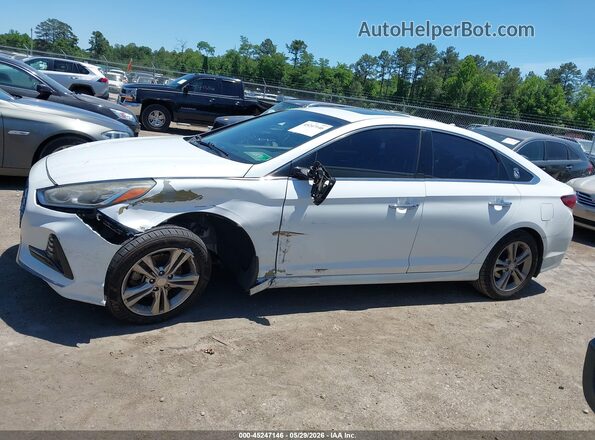 5NPE34AF9JH694375 2018 HYUNDAI SONATA White Widok wnętrza 360 stopni