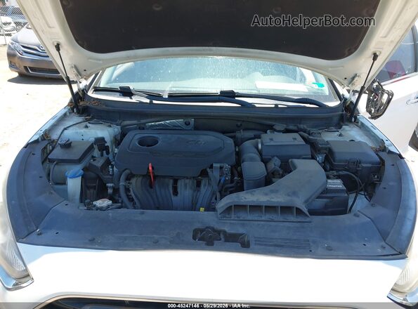 5NPE34AF9JH694375 2018 HYUNDAI SONATA White Widok z tyłu
