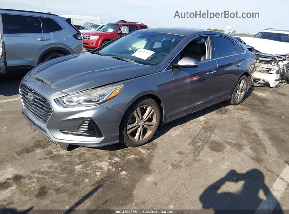 5NPE34AF9JH696112 2018 HYUNDAI SONATA Silver Przód lewy