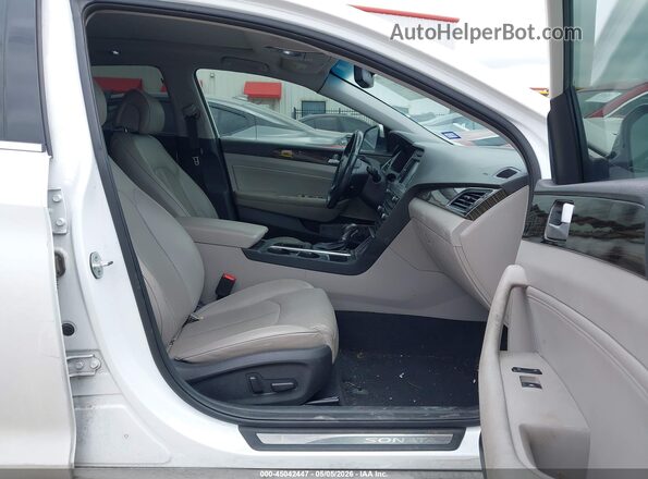 5NPE34AFXGH299873 2016 HYUNDAI SONATA White წინა სალონის ხედი