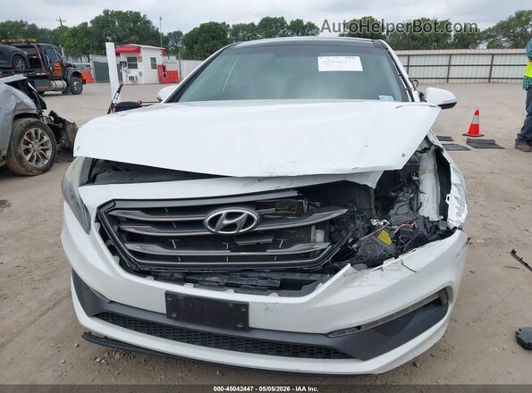 5NPE34AFXGH299873 2016 HYUNDAI SONATA White ხელსაწყოთა პანელის ხედი