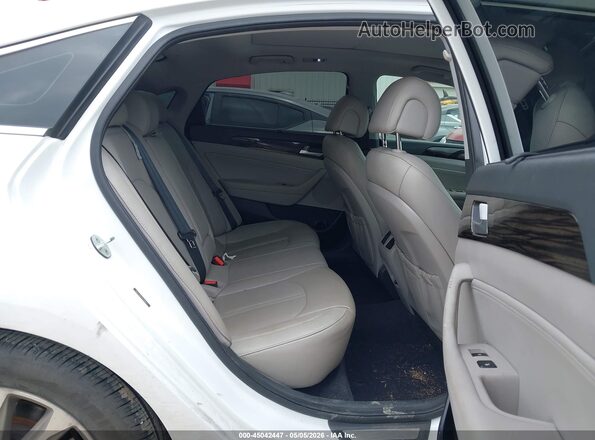 5NPE34AFXGH299873 2016 HYUNDAI SONATA White VIN კოდის სტიკერის ხედი