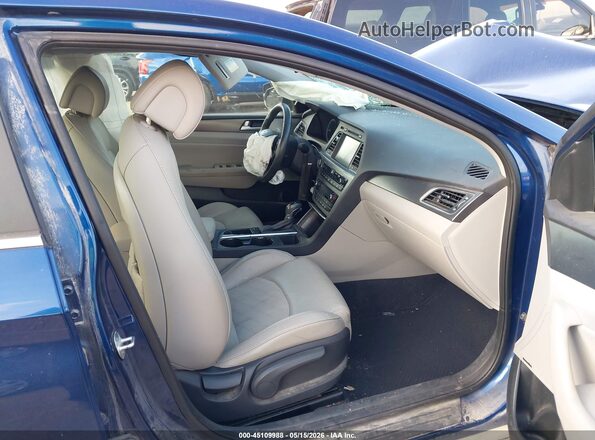 5NPE34AFXGH312783 2016 HYUNDAI SONATA Blue Vista interior delantera