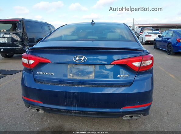 5NPE34AFXGH312783 2016 HYUNDAI SONATA Blue 