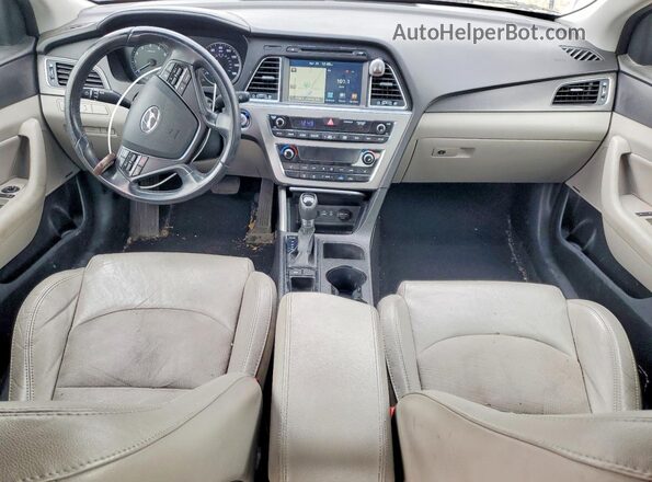 5NPE34AFXGH345623 2016 HYUNDAI SONATA Gray 