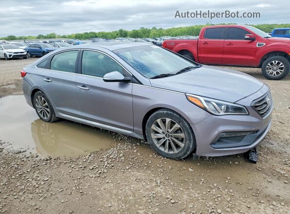 5NPE34AFXGH345623 2016 HYUNDAI SONATA Gray 