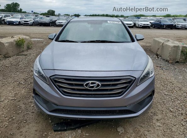 5NPE34AFXGH345623 2016 HYUNDAI SONATA Gray 
