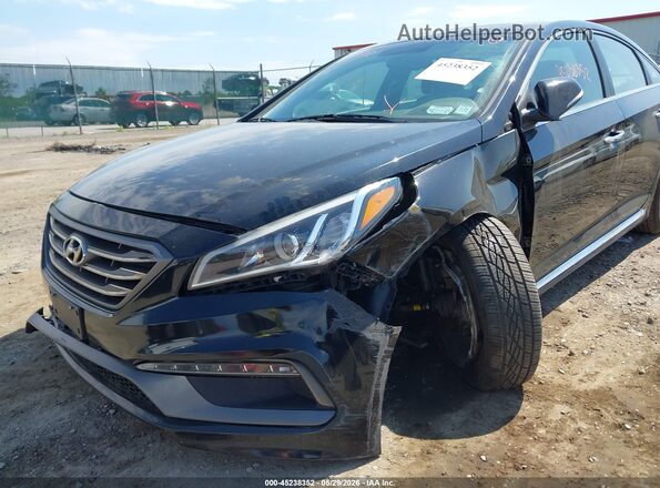 5NPE34AFXGH435371 2016 HYUNDAI SONATA Black Vista frontal
