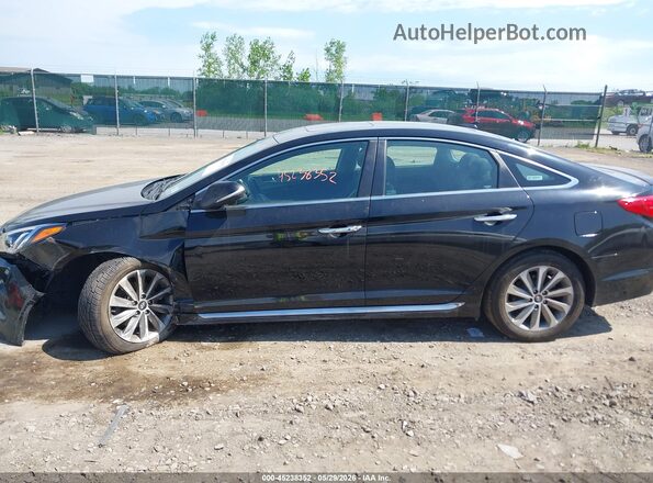 5NPE34AFXGH435371 2016 HYUNDAI SONATA Black Vista interior de 360 grados