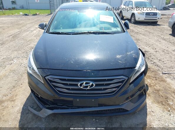 5NPE34AFXGH435371 2016 HYUNDAI SONATA Black Vista del cuadro de instrumentos