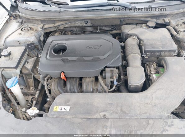 5NPE34AFXHH481476 2017 HYUNDAI SONATA Серебряный Вид сзади