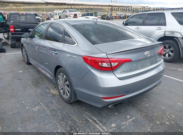 5NPE34AFXHH481476 2017 HYUNDAI SONATA Серебряный Задняя левая четверть