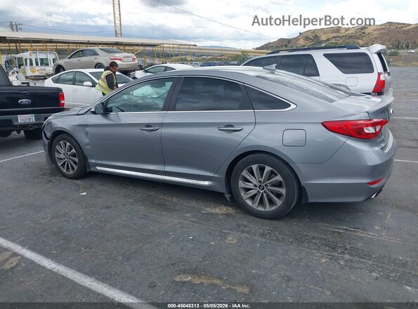 5NPE34AFXHH481476 2017 HYUNDAI SONATA Серебряный Панорамный вид салона 360°