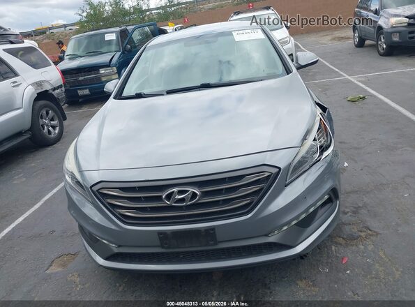 5NPE34AFXHH481476 2017 HYUNDAI SONATA Серебряный Вид щитка приборов