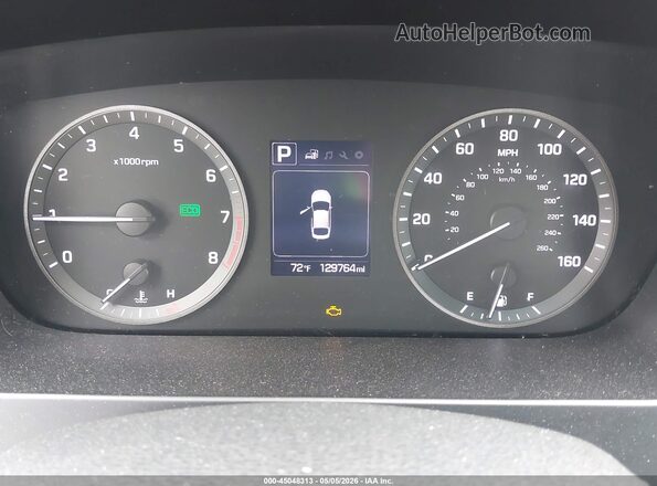 5NPE34AFXHH481476 2017 HYUNDAI SONATA Серебряный Вид задних сидений